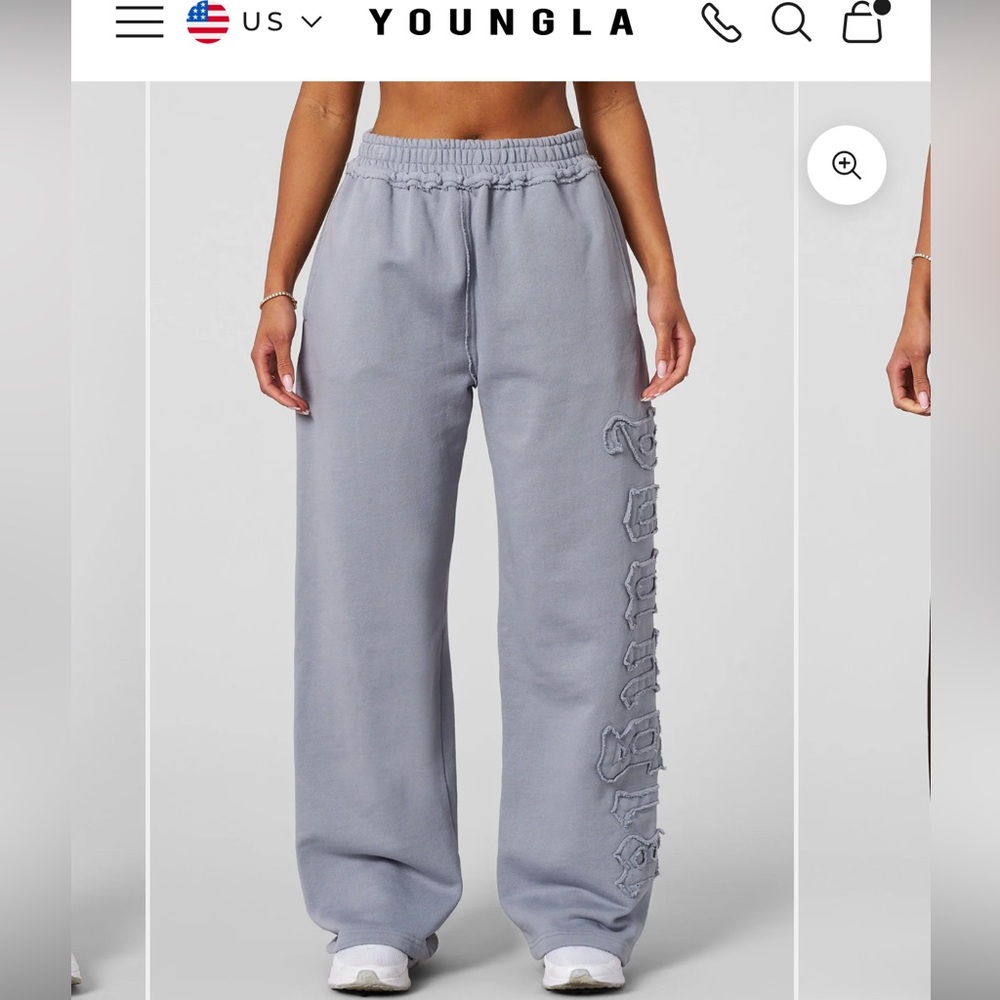 YoungLA W234 After Dark Sweatpants Blue
Size: Small
